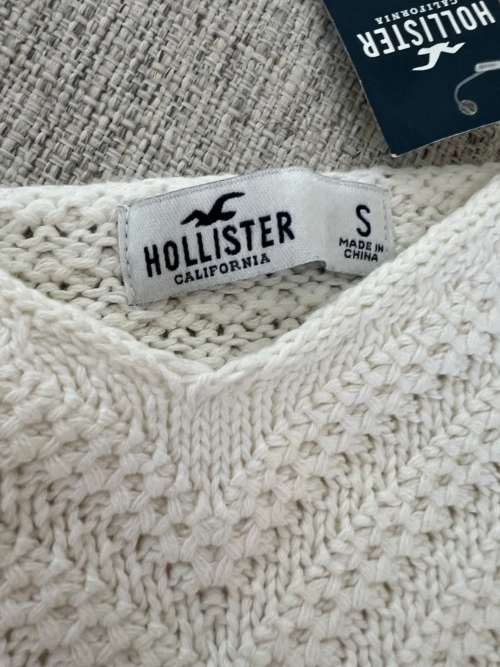 Hollister Boho Crochet Knit Crop Top - Picture 3 of 8